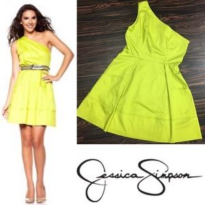 Jessica Simpson One Shoulder Dress